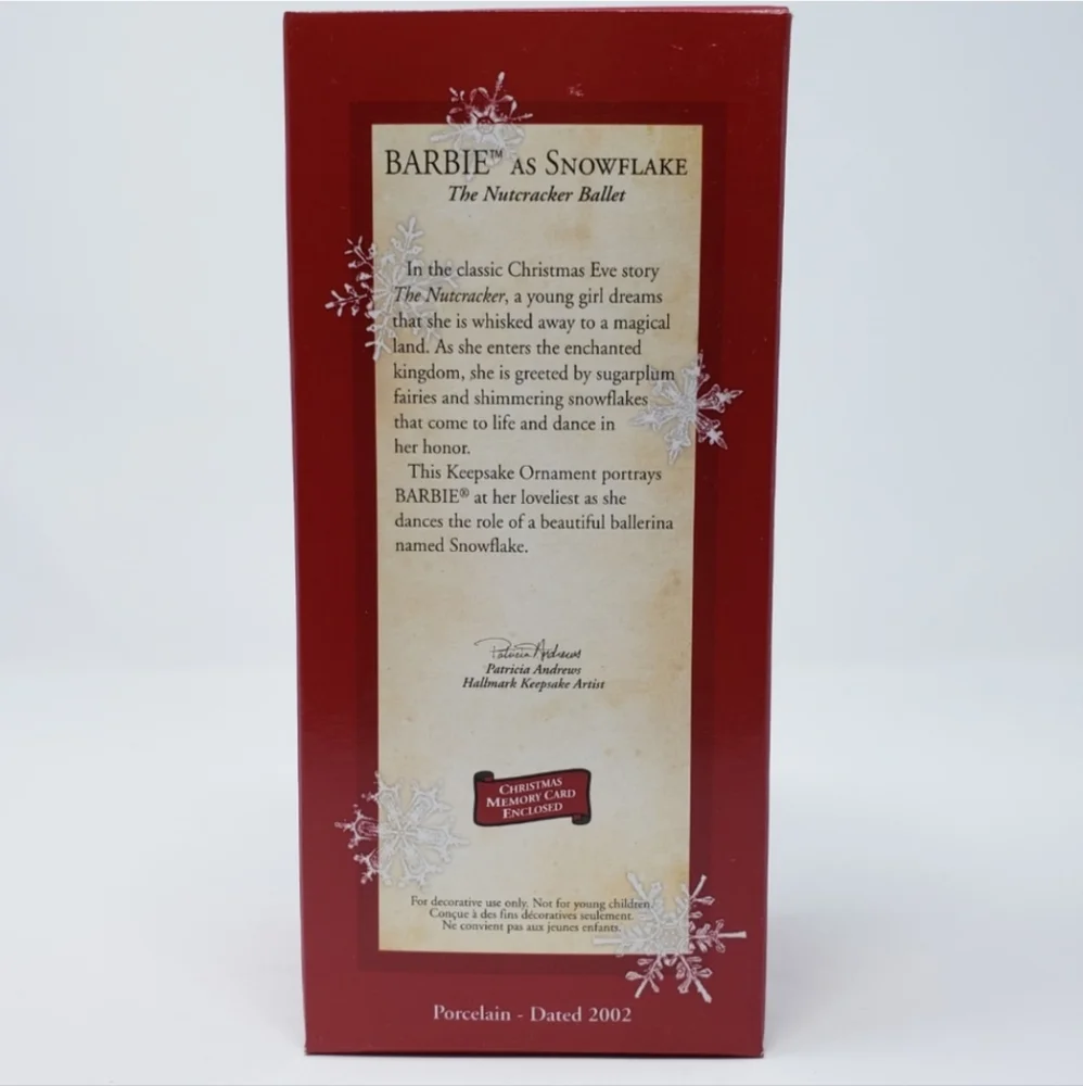 Hallmark Keepsake ornament- Barbie as Snowflake from Nutcracker Ballet